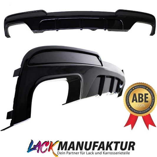 Sport-Performance Heckdiffusor Schwarz Glanz passt für BMW F10 F11 M-Paket M550