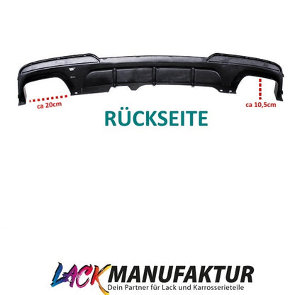 Sport-Performance Heckdiffusor Schwarz Glanz passt für BMW F10 F11 M-Paket M550