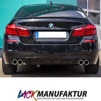 Sport-Performance Heckdiffusor Schwarz Glanz passt für BMW F10 F11 M-Paket M550