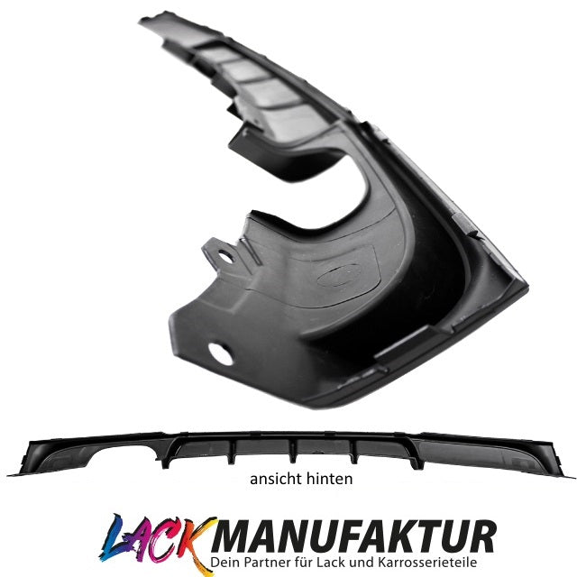 LACKIERT Sport-Performance Heckdiffusor Schwarz Glanz passt BMW 3er F30 F31 M-Paket 320-330 Modelle