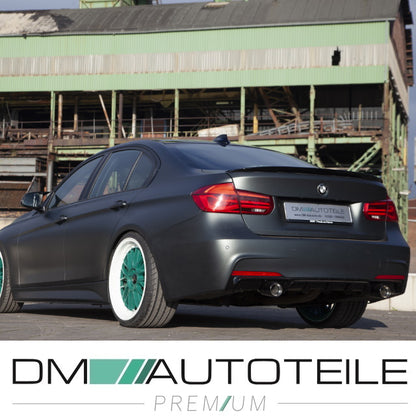 Heckdiffusor hinten Sport-Performance Diffusor schwarz glänzend passend für BMW 3er F30 F31 Motor 335i+340 mit ABE