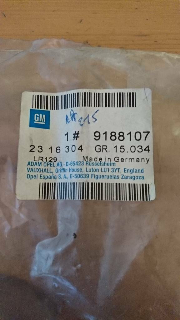 Opel Zafira A Blende Sitz dritte Reihe neu original GM