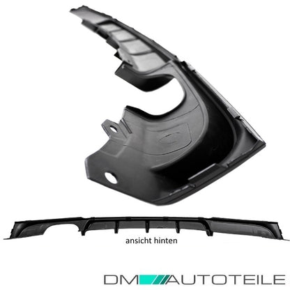 Sport-Performance Hochglanz Schwarz Frontspoiler + Heckdiffusor 328-330i passt für BMW F30 F31 M-Paket