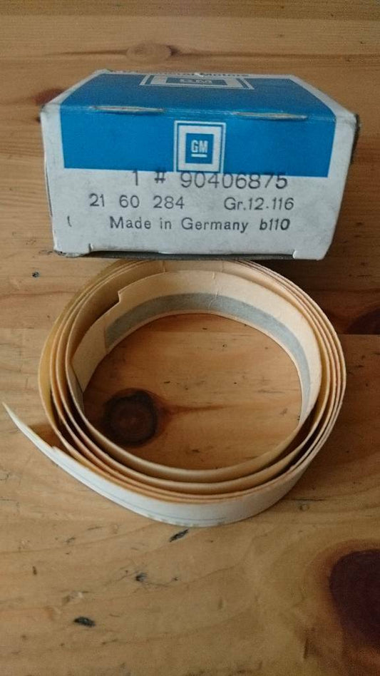 Kadett E Farbstreifen Türkis Seitenwand hinten neu original GM