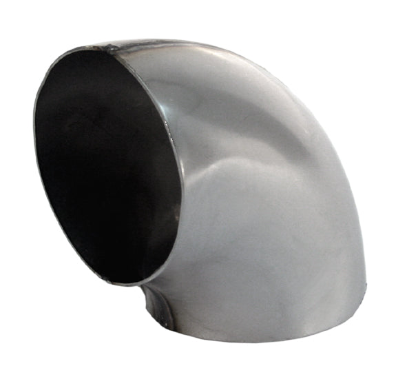 Friedrich Motorsport 3.5" Rohrbogen 90° kleiner Radius aluminierter Stahl