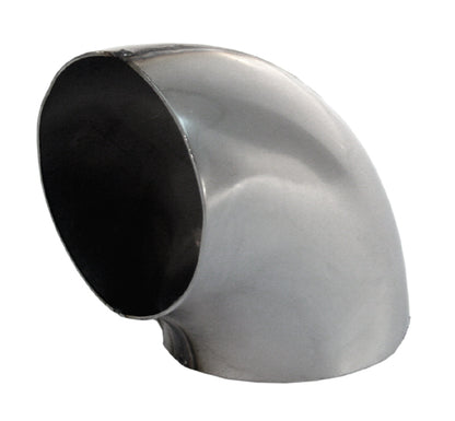 Friedrich Motorsport 3.5" Rohrbogen 90° kleiner Radius aluminierter Stahl