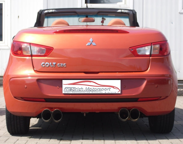 Friedrich Motorsport Duplex Sportendschalldämpfer Mitsubishi Colt CZC Cabrio