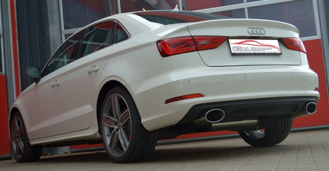 Friedrich Motorsport Duplex Sportendschalldämpfer Audi A3 8V Limousine Frontantrieb