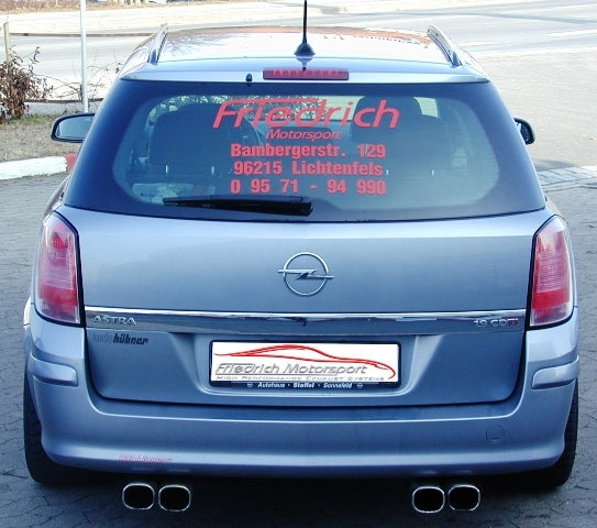 Friedrich Motorsport Duplex Sportendschalldämpfer Opel Astra H Caravan