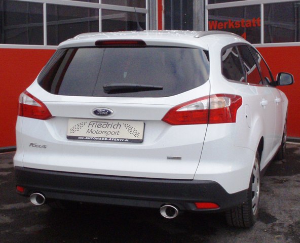 Friedrich Motorsport Duplex Sportendschalldämpfer Ford Focus III Turnier DYB