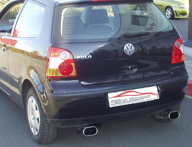 Friedrich Motorsport Duplex Sportendschalldämpfer VW Polo 9N / 9N2