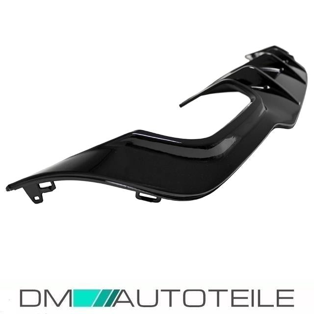 LACKIERT Diffusor Stoßstange Hinten Schwarz Hochglanz für Mercedes W204 C204  + Zubehör für C63 AMG 11-15