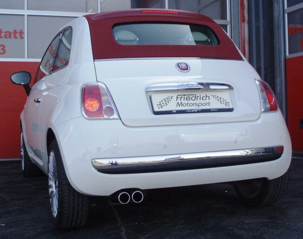 Friedrich Motorsport Sportendschalldämpfer Fiat 500 C