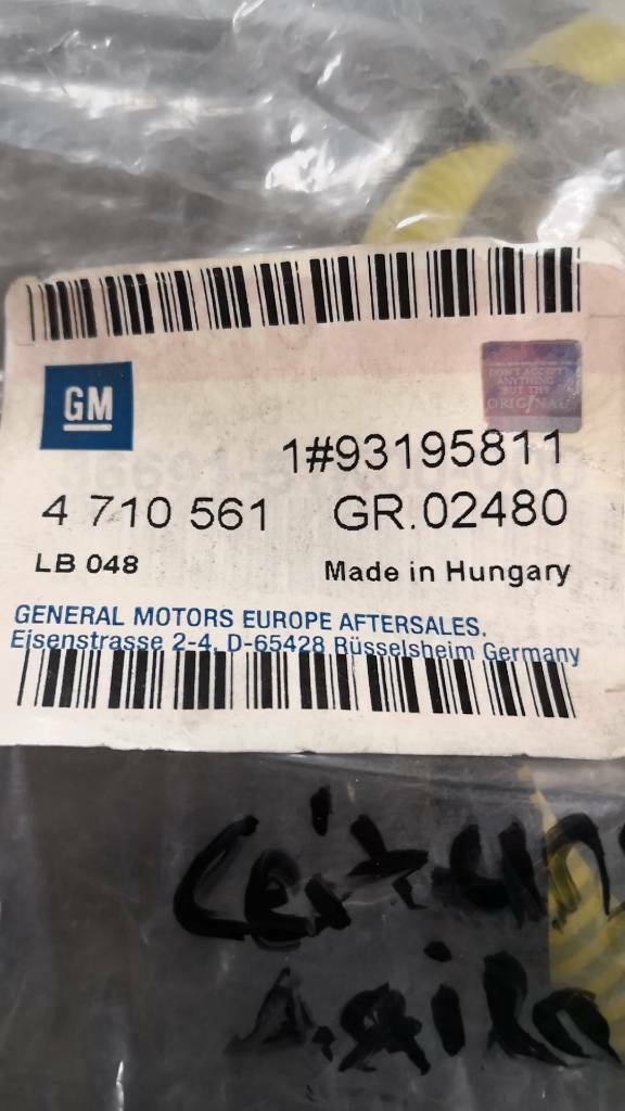 Opel Agila B Kabelsatz Airbag Neu Original GM