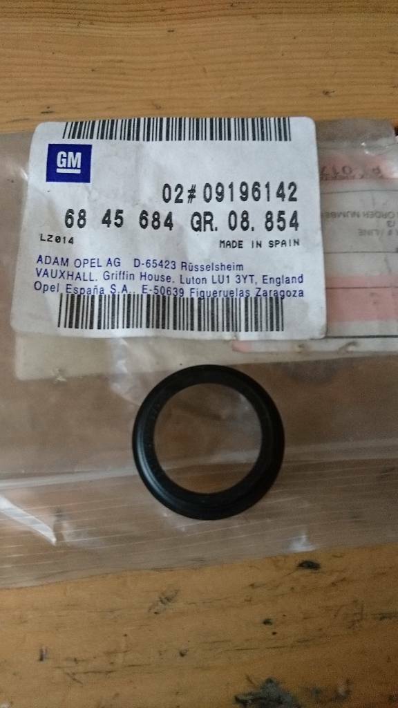 Corsa C Tigra B O-Ring Heizung neu original GM