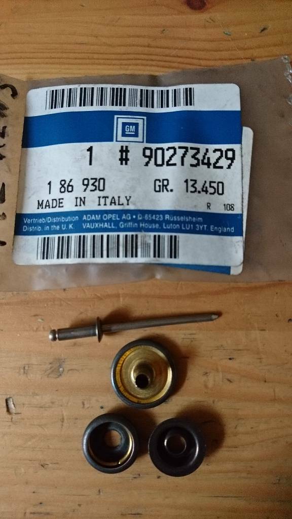 Astra F Kadett E Cabrio Befestigungssatz Druckknopf Faltdach GM