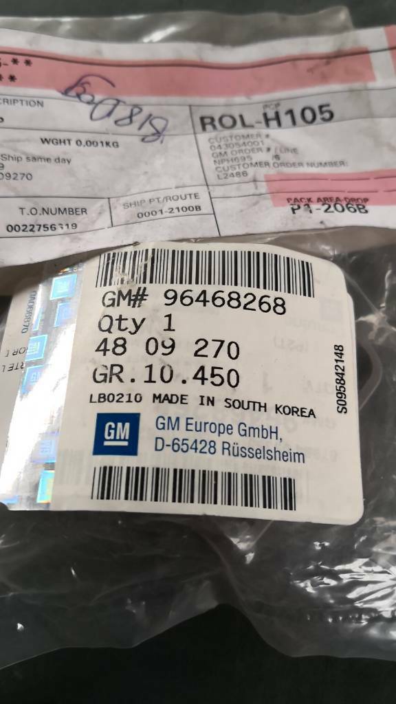 Chevrolet Aveo Abdeckung Deckel Neu Original GM