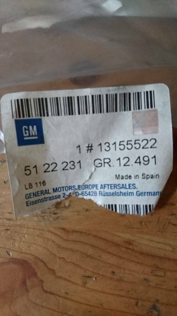 Opel Meriva A Schutzfolie Seitenwand links neu original GM