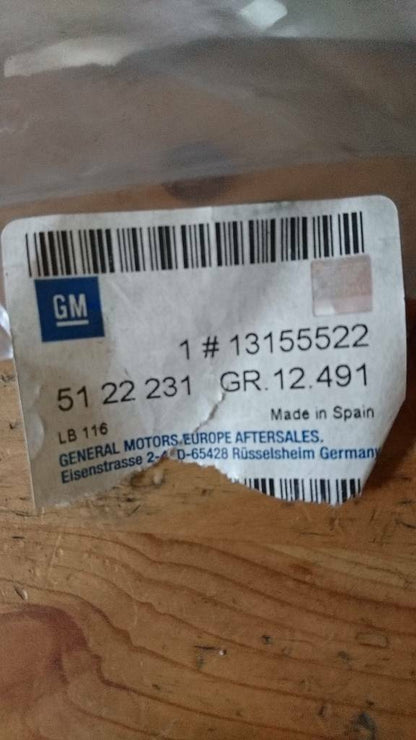 Opel Meriva A Schutzfolie Seitenwand links neu original GM