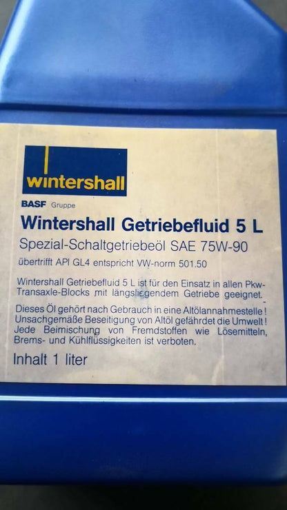 Wintershall Getriebefluid 5 L 75W-90 Menge 1 Liter