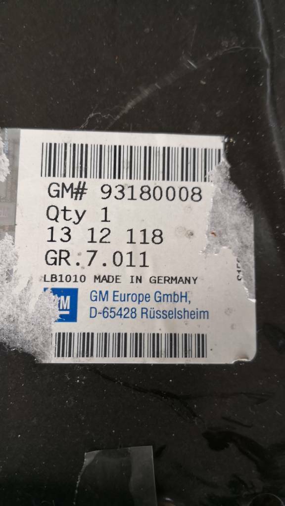 Opel Astra H Schlossträger Neu Original GM
