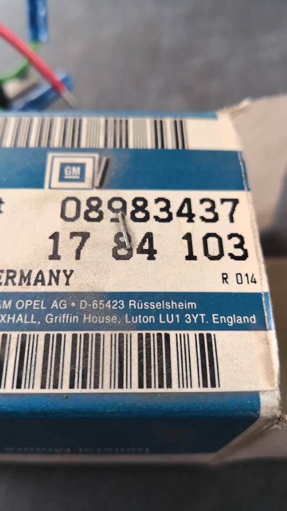 Opel Astra F Relais Frontscheiben Reinigung Neu Original GM