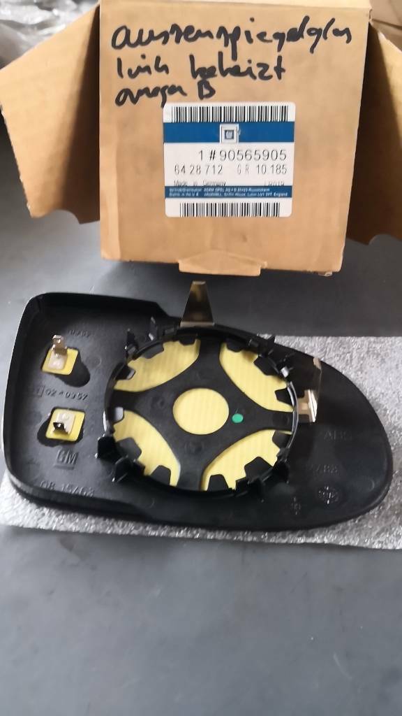 Opel Omega B Spiegelglas Links Beheizt Neu Original GM