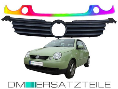 für VW LUPO 6X1 Grillblende Kühlergrillblende LACKIERT +Kühlergrill im SET 98-05