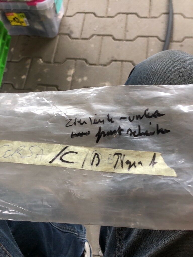 Opel Corsa C Zierleiste unter frontscheibe NEU Original GM