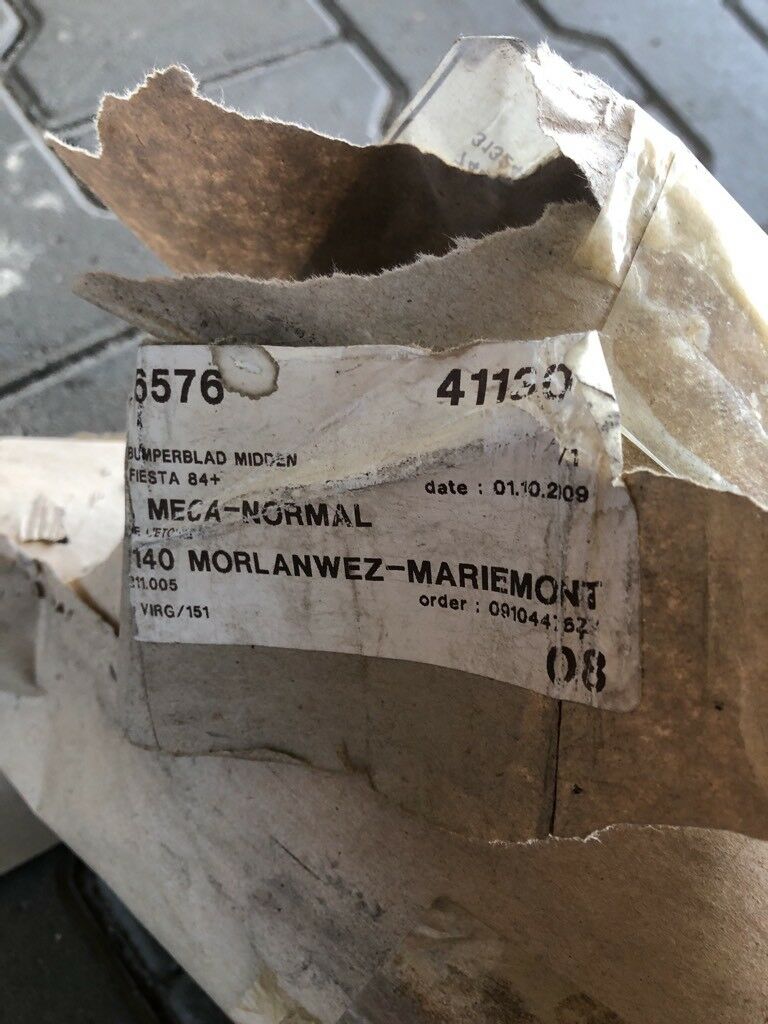 Ford Fiesta 84‘ heckstosstange Mittel Teil Neu Original