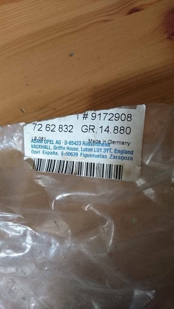 Original GM Opel Astra G Zafira A Abdeckung Sitzschanier *NEU* 7262832