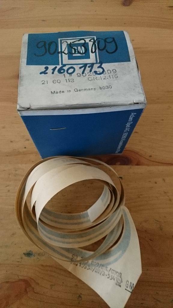 Kadett E Farbstreifen Seitenwand hinten links neu original GM