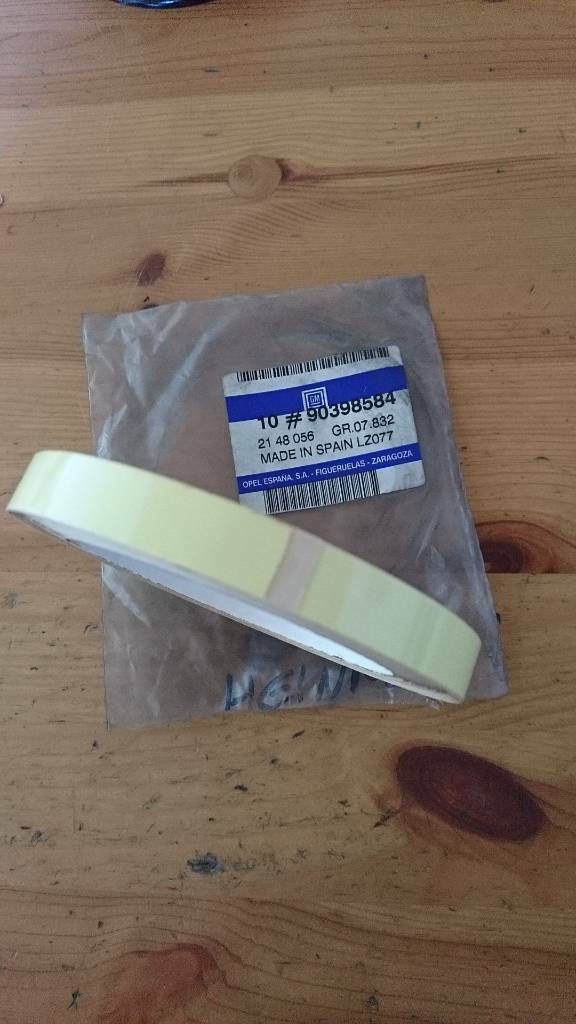Corsa A Stoßstange Farbstreifen 10m Gelb Neu Original GM