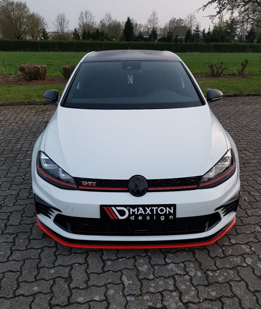 Front Ansatz für VW GOLF Mk7 GTI CLUBSPORT schwarz matt