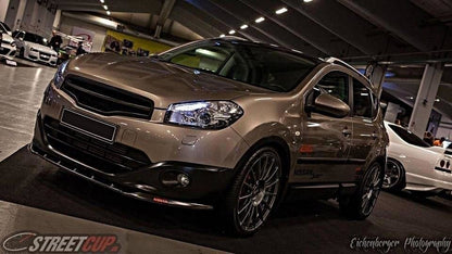 Front Ansatz für NISSAN QASHQAI Facelift Carbon Look
