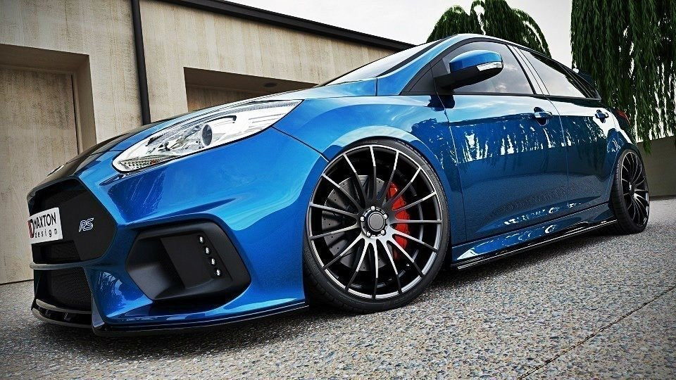 Seitenschweller Ansatz für Ford Focus ST / ST-Line Mk3 / Mk3 FL Hatchback / Kombi Carbon Look