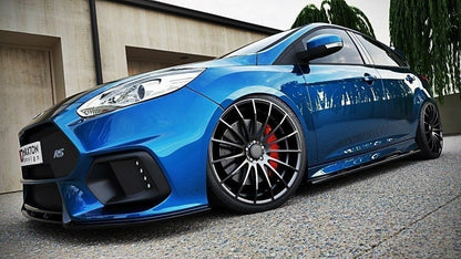 Seitenschweller Ansatz für Ford Focus ST / ST-Line Mk3 / Mk3 FL Hatchback / Kombi Carbon Look