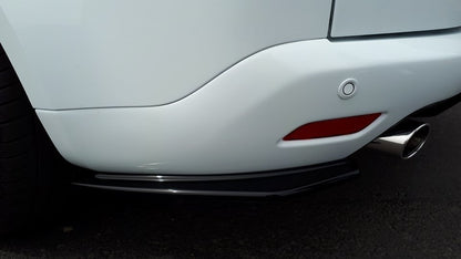 Heck Ansatz Flaps Diffusor für Ford S-Max Titanium Mk1 FL Carbon Look
