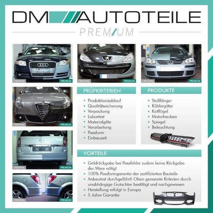Front Stoßstange vorne LACKIERT ohne SRA /PDC passt für BMW 1er E81 E87 07-11