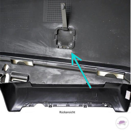 CITROEN C2 Stoßstange hinten 03-10 nicht für Modell VTR-VTS LACKIERT