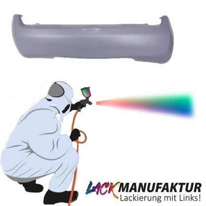 LACKIERT & NEU Nissan Micra K12 III Heck Stoßstange hinten geprüft Bj.2002-2005