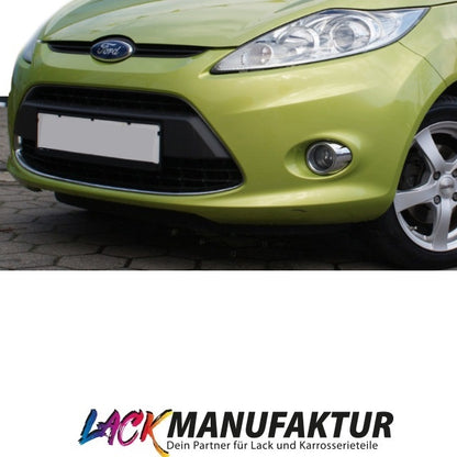 Set LACKIERT Ford Fiesta VI Stoßstange vorne 08-12 grundiert für Nebelscheinwerfer