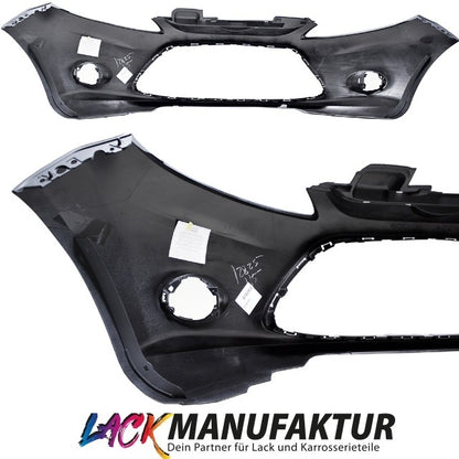 Set LACKIERT Ford Fiesta VI Stoßstange vorne 08-12 grundiert für Nebelscheinwerfer