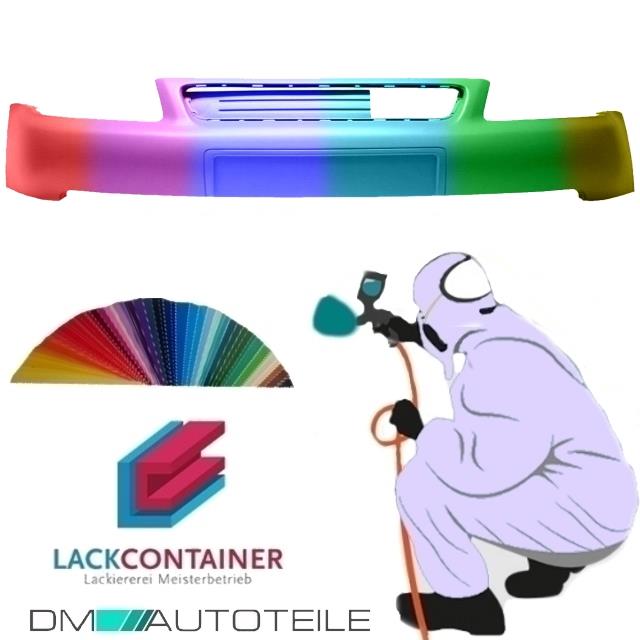 Set LACKIERT Audi A3 8L 8L1 Stoßstange vorne oben Bj 00-03 grundiert Oberteil