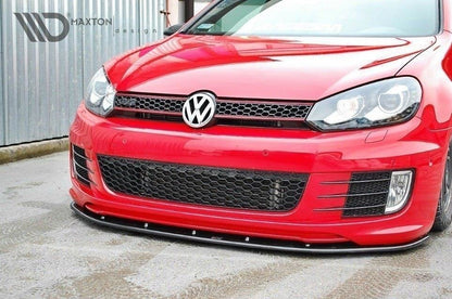 Front Ansatz für VER.2 VW GOLF 6 (FÜR GOLF GTI 35TH) schwarz matt