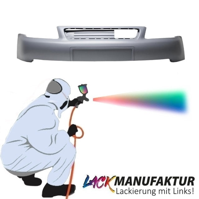 LACKIERT & NEU Audi A3 8L Frontstoßstange + 4-teiliges Montagematerial BJ.00-03