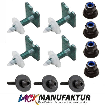 LACKIERT & NEU Audi A4 8E B7 Limousine Avant Stoßstange vorne Montageset Bj04-08