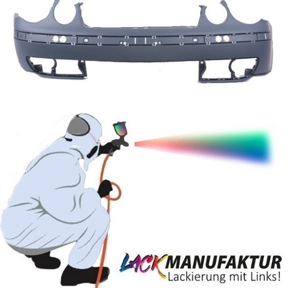 LACKIERT für VW Polo IV 9N Stoßstange vorne NSW Zertifiziert+MONTAGEKIT 01-05