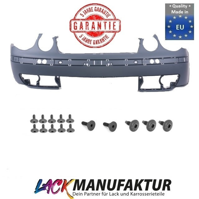 LACKIERT für VW Polo IV 9N Stoßstange vorne NSW Zertifiziert+MONTAGEKIT 01-05