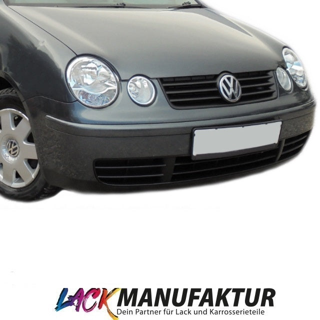 LACKIERT für VW Polo IV 9N Stoßstange vorne NSW Zertifiziert+MONTAGEKIT 01-05